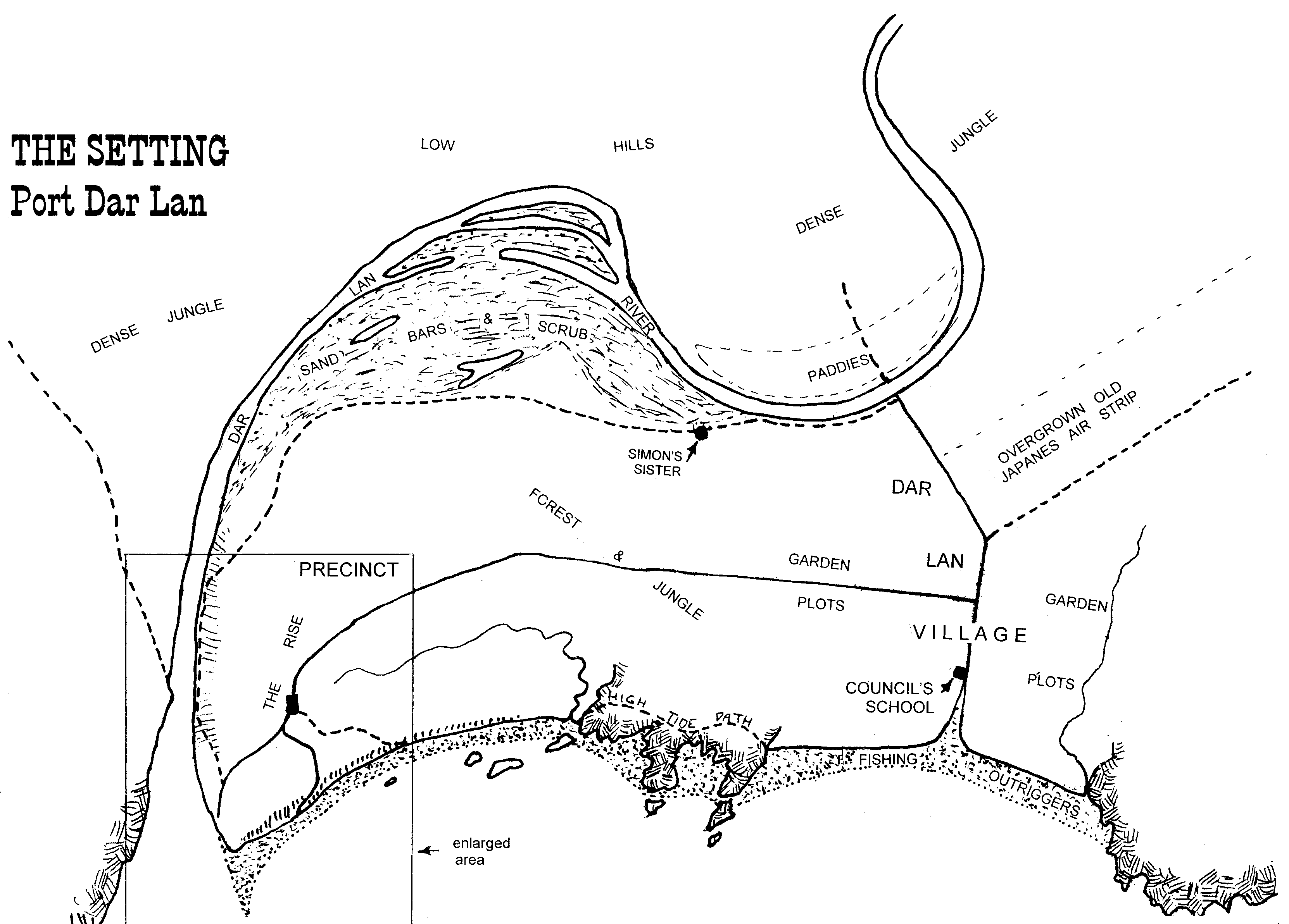 map of site